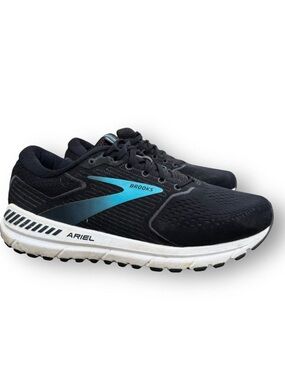 Brooks Ariel 20 Black Ebony Blue Running Shoes Women's size 11.5